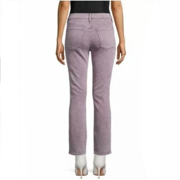 3x1 Size 26 Stevie High Rise Straight Jeans in Grape Soda - Picture 2 of 9